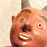 Sculpture de personnage pour toiture