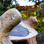 Décoration : tortues en terre cuite